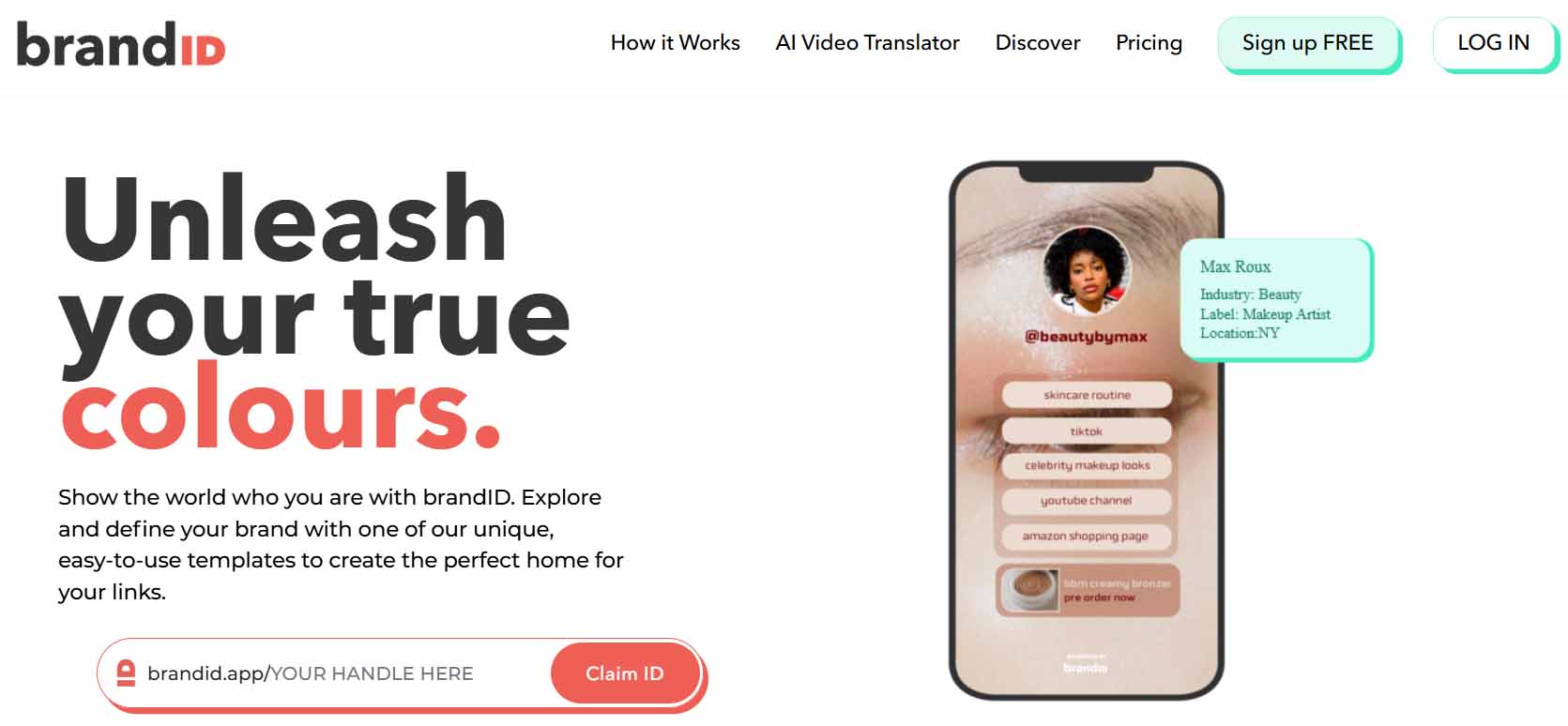 brandid homepage