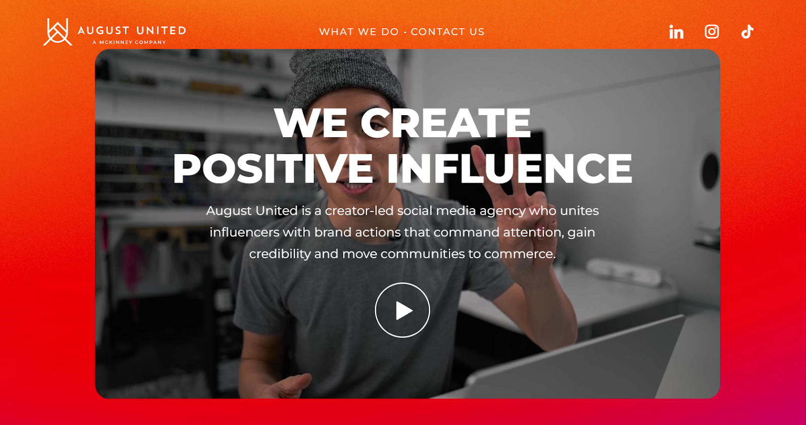 Micro influencer agency: August United