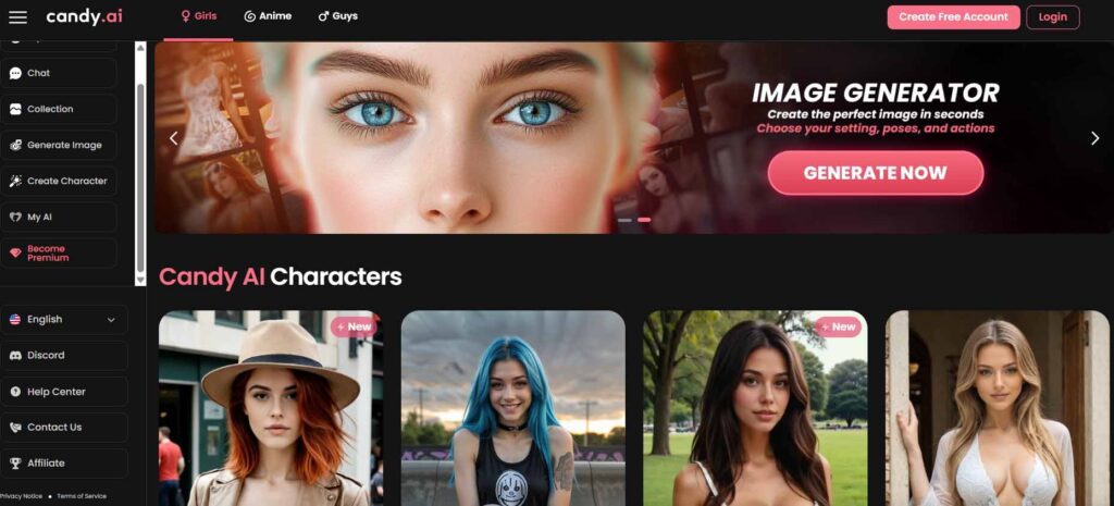 Candy AI image generator 