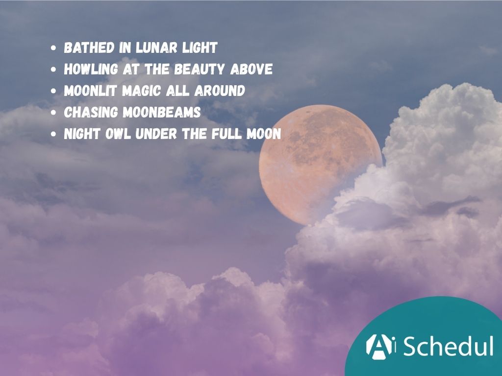 Top Full Moon Instagram Captions