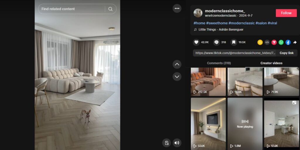 Home Hashtags on TikTok