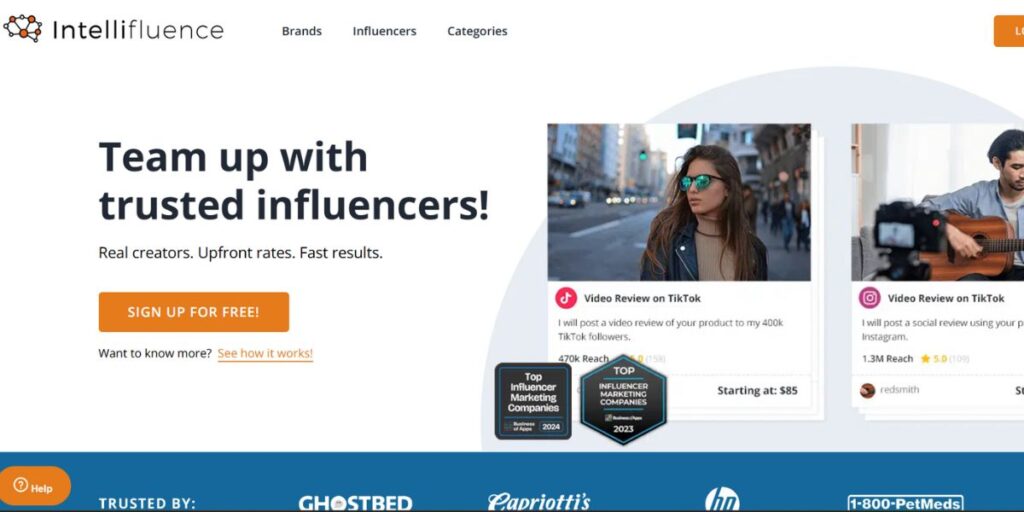 Intellifluence Home Page