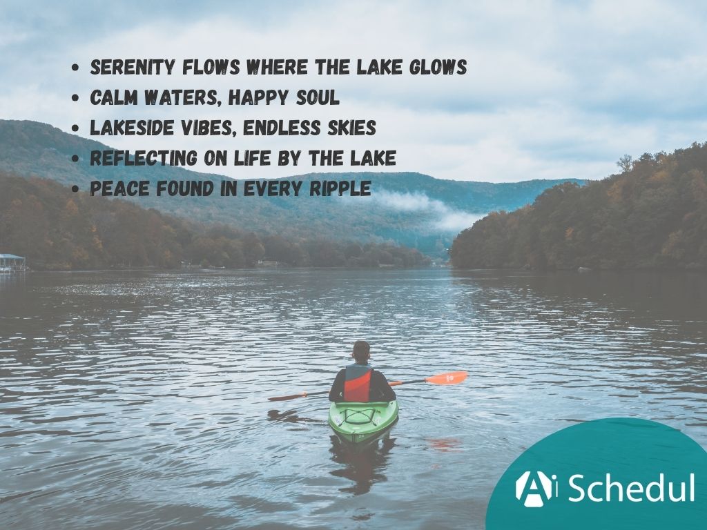 Top Lake Captions for Instagram