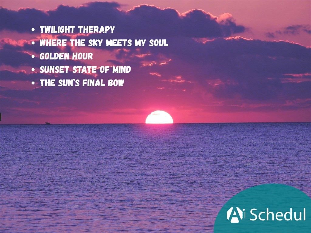 Top Sunset Captions for Instagram