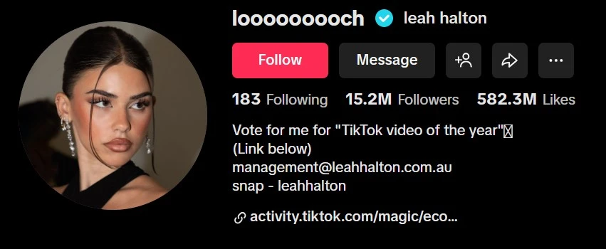 What is the blue tikk on TikTok