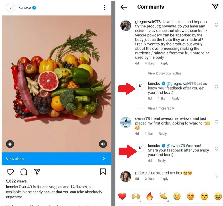 How to Respond to Positive Instagram Comments
